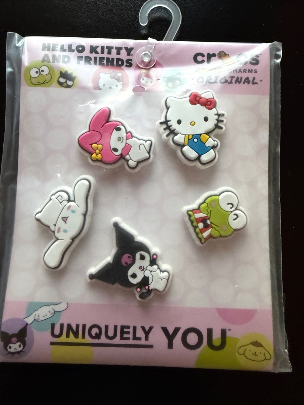New CROCS Jibbitz Shoe Charms Cute Hello Kitty Keroppi Kuromi Cinamonroll